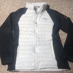 North face women’s summit series puffer white